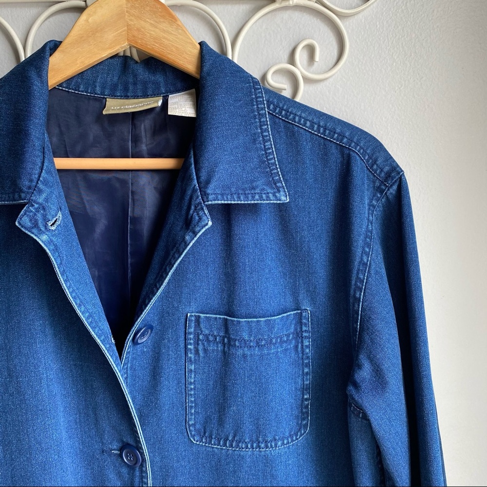 LIZ CLAIBORNE // Denim Chore Coat